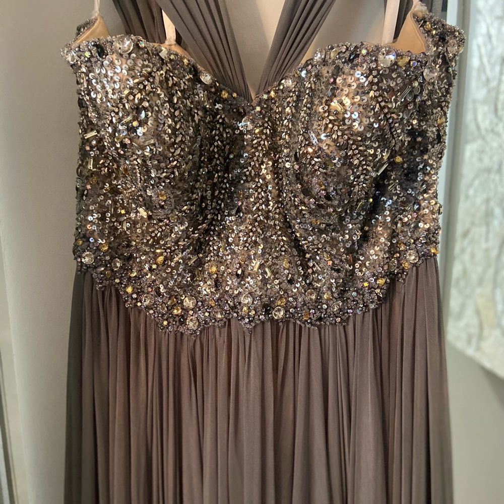 Camille La Vie evening Gown - Grey